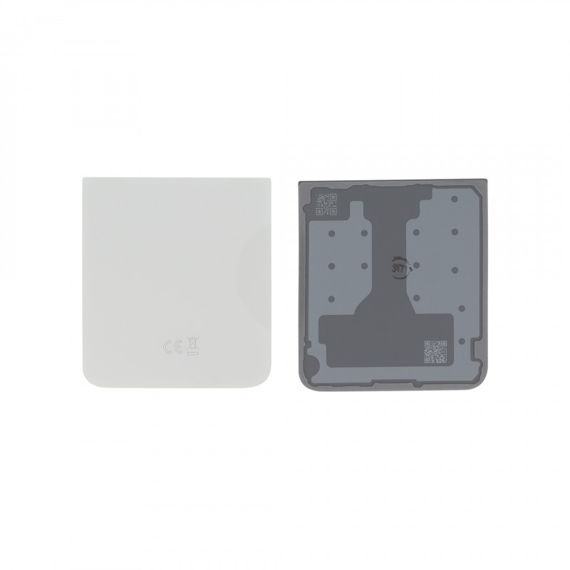 Vitre arrière Officielle Samsung Galaxy Z Flip7 FE - Blanche photo 1