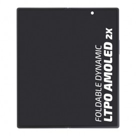 Bloc écran pliant sur châssis Officiel Samsung Galaxy Z Fold 6 - Bleu nuit photo 1