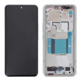 Bloc écran Officiel avec châssis Xiaomi 14 Ultra - Blanc photo 1