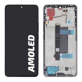 Bloc écran Officiel avec châssis Xiaomi Poco X6 5G - Noir photo 1