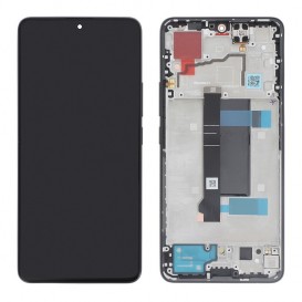 Bloc écran Officiel avec châssis Xiaomi Poco X6 5G - Noir photo 1