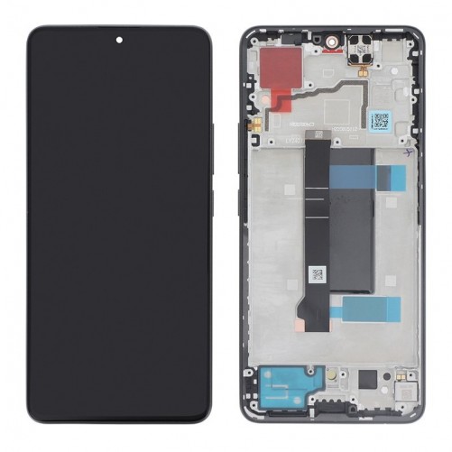 Bloc écran Officiel avec châssis Xiaomi Poco X6 5G - Noir photo 2