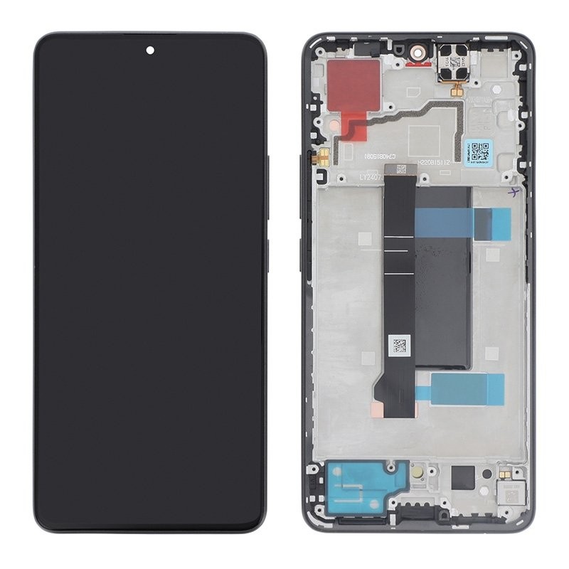 Bloc écran Officiel avec châssis Xiaomi Poco X6 5G - Noir photo 2