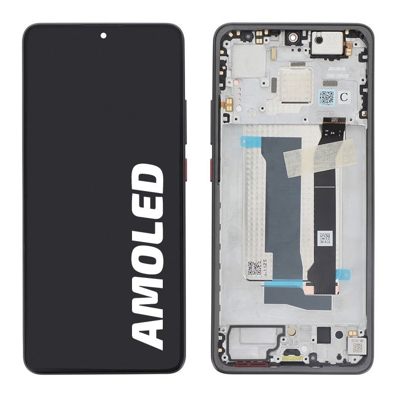 Bloc écran Officiel Xiaomi Poco X7 Pro - Rouge photo 1