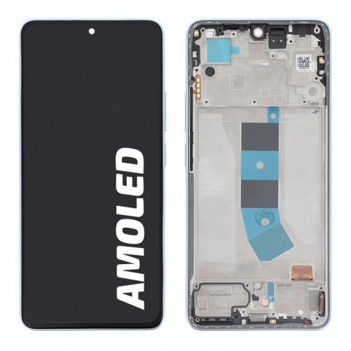 Bloc écran Officiel avec châssis Xiaomi Redmi note 13 4G - bleu photo 1