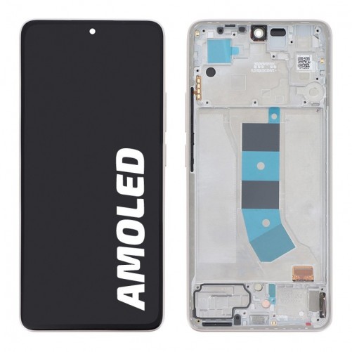 Bloc écran Officiel avec châssis Xiaomi Redmi note 13 4G - Or photo 2