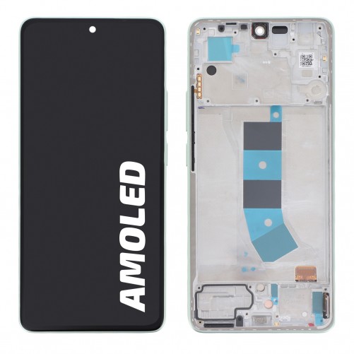 Bloc écran Officiel avec châssis Xiaomi Redmi note 13 4G - vert photo 2