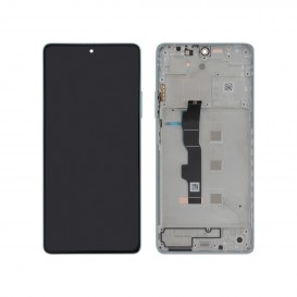 Bloc écran Officiel avec châssis Xiaomi Redmi Note 13 5G - Bleu photo 1