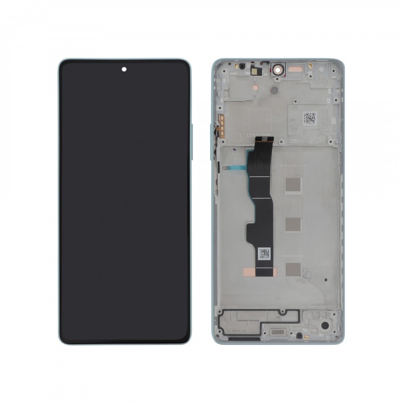 Bloc écran Officiel avec châssis Xiaomi Redmi Note 13 5G - Bleu photo 1