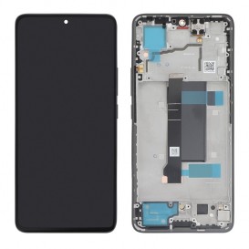 Bloc écran Officiel avec châssis Xiaomi Redmi note 13 Pro 5G - Noir photo 1