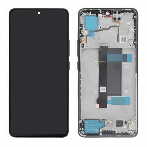 Bloc écran Officiel avec châssis Xiaomi Redmi note 13 Pro 5G - Noir photo 2