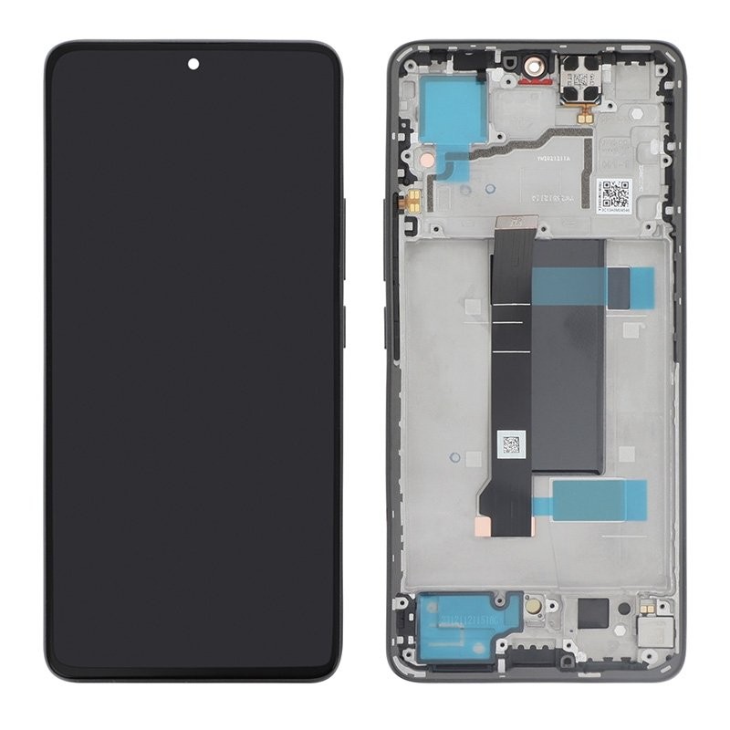 Bloc écran Officiel avec châssis Xiaomi Redmi note 13 Pro 5G - Noir photo 2