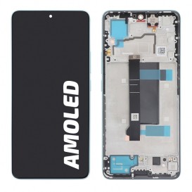 Bloc écran avec châssis Officiel Xiaomi Redmi note 13 Pro 5G - Bleu photo 1