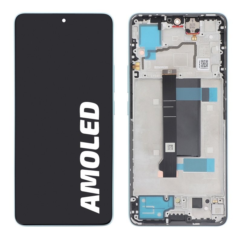 Bloc écran avec châssis Officiel Xiaomi Redmi note 13 Pro 5G - Bleu photo 1