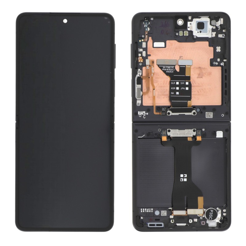 Bloc écran pliable intérieur Samsung Galaxy Z Flip 7 Officiel - Noir Absolu photo 1