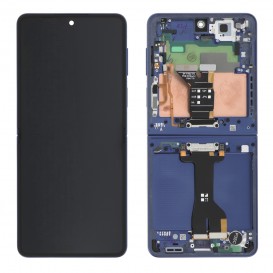 Bloc écran pliable intérieur Officielle Samsung Galaxy Z Flip 7 - Bleu nuit photo 1