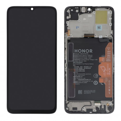 Bloc écran avec batterie Honor X6a - Noir photo 1