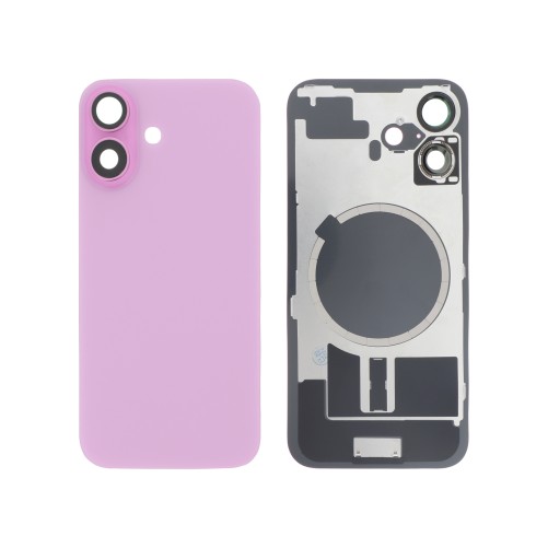 Vitre arrière - iPhone 16 - Rose photo 1