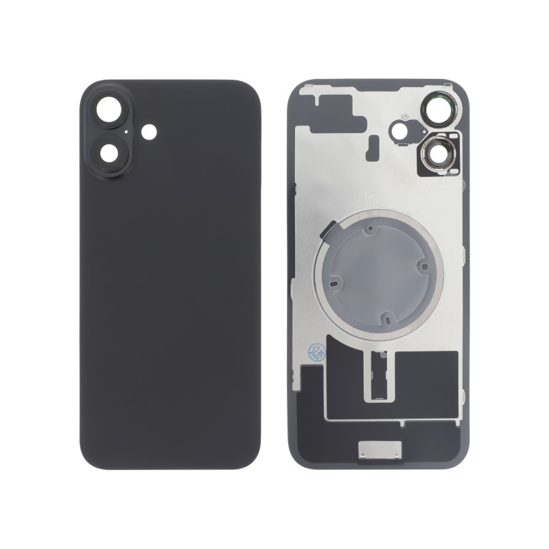 Vitre arrière (Premier prix) - iPhone 16 Plus - Noir photo 1