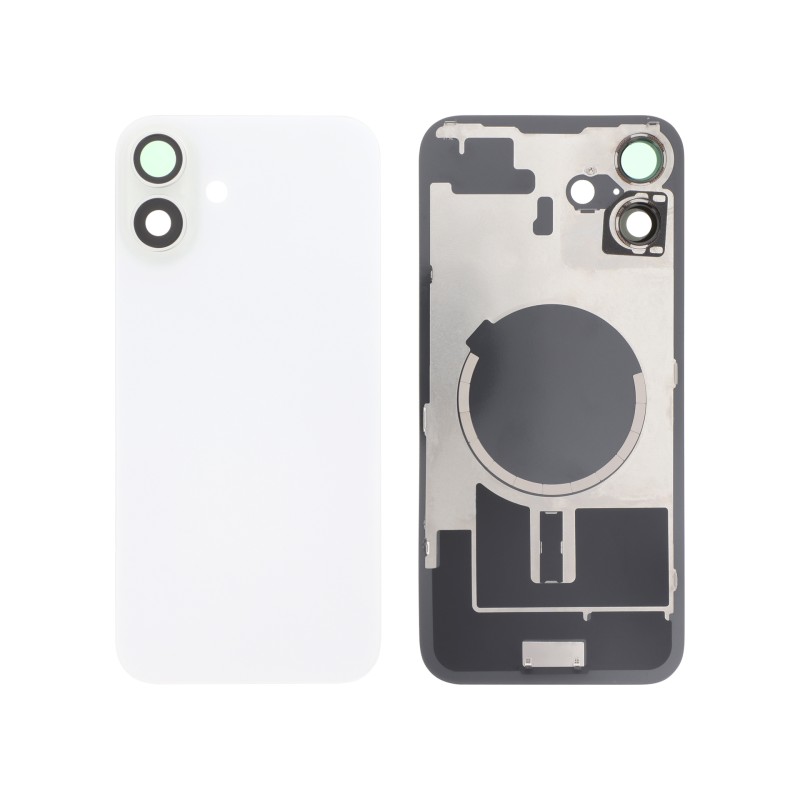 Vitre arrière - iPhone 16 Plus - Blanc photo 1