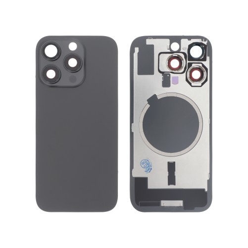 Vitre arrière - iPhone 16 Pro Titane - Noire photo 1