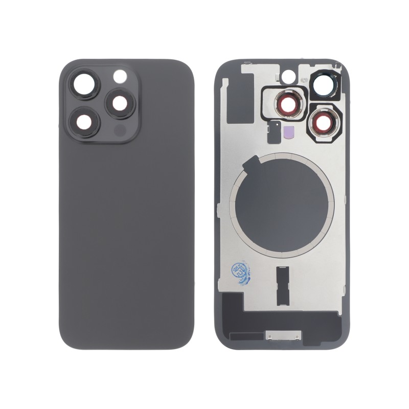Vitre arrière - iPhone 16 Pro Titane - Noire photo 1