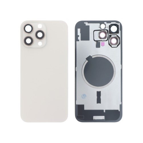 Vitre arrière - iPhone 16 Pro Max - Titane Sable photo 1