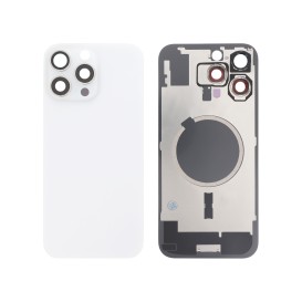 Vitre arrière - iPhone 16 Pro Max Titane - Blanche photo 1