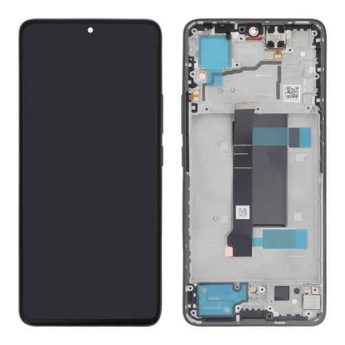 Bloc écran Officiel avec châssis Xiaomi Poco X6 5G - Noir photo 2