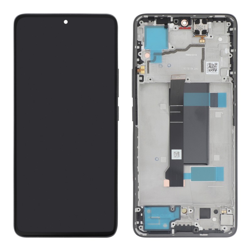 Bloc écran Officiel avec châssis Xiaomi Poco X6 5G - Noir photo 2