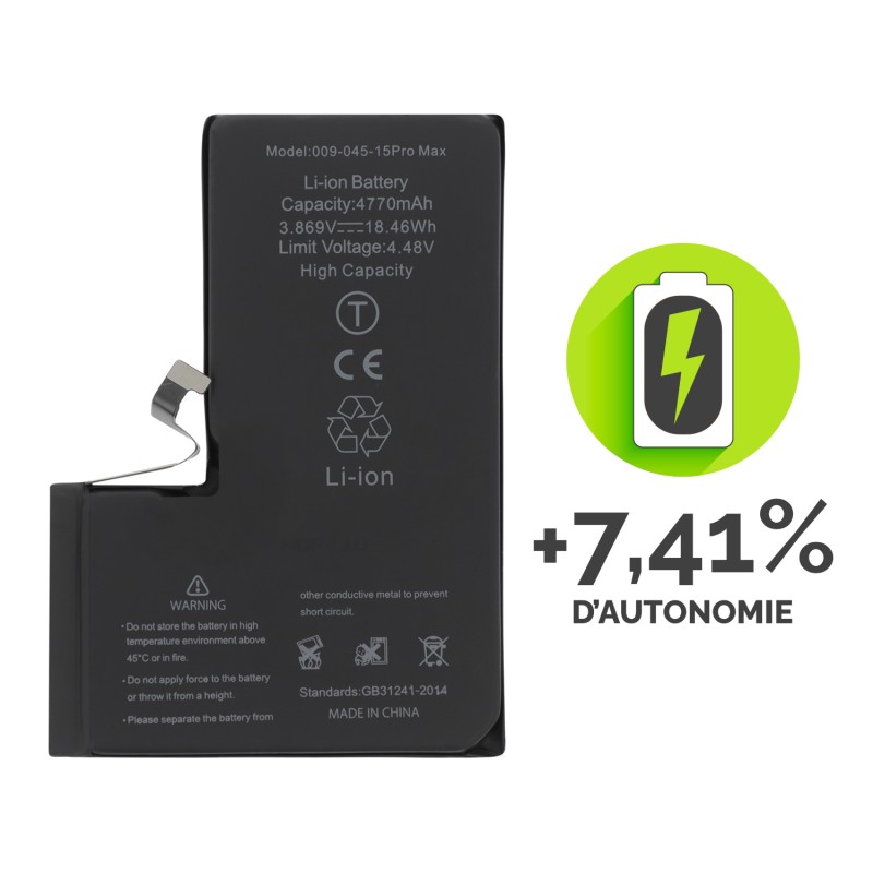 Batterie haute capacité - iPhone 15 Pro Max photo0