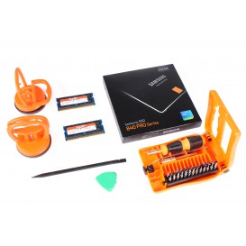 Kit nouvelle vie (SSD Samsung 512 Go + 2 x 8 Go RAM Hynix + outils)