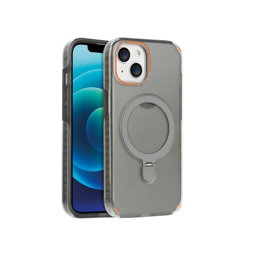 Housse metal ring MagSafe iPhone 12 ou 12 Pro - Noir photo 1