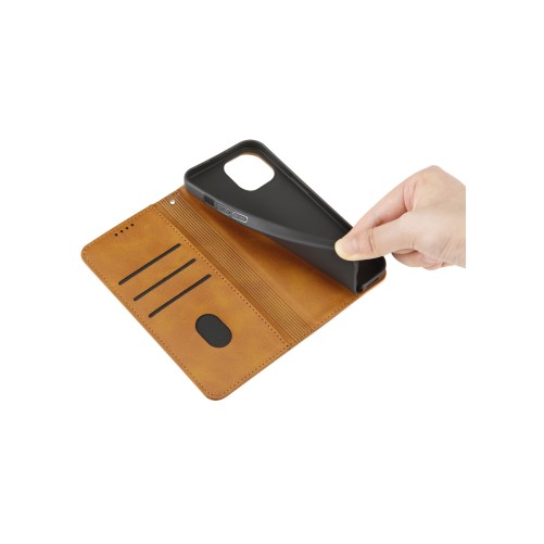 Etui portefeuille COVERME iPhone 16e - Marron photo 4