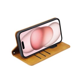 Etui portefeuille COVERME iPhone 16e - Marron photo 5