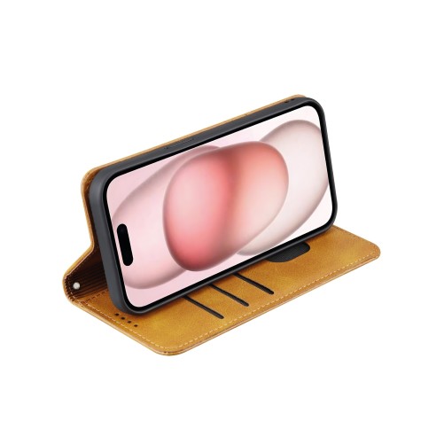 Etui portefeuille COVERME iPhone 16e - Marron photo 5