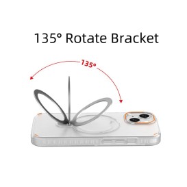 Coque Metal Ring MagSafe iPhone 17 Pro Max - Transparent photo 3