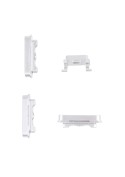 Lot de 4 boutons BLANC (Volume, vibreur, power) - iPhone 6 Plus