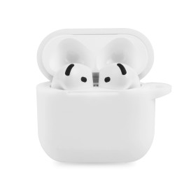 Etui en silicone AirPods 4ème génération - Blanc photo 1