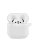 Etui en silicone AirPods 4ème génération - Blanc photo 1