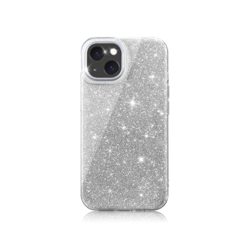 Housse strass Samsung Galaxy S25 - Argent photo 1