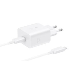 Adaptateur secteur USB-C 45W avec câble Samsung - Blanc photo 1