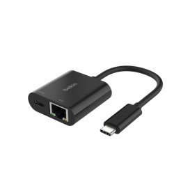 Adaptateur Belkin USB-C Ethernet recharge 100W universel photo 1
