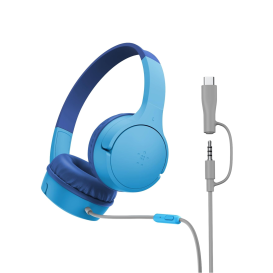 Casque filaire enfant Belkin SoundForm Mini - Bleu photo 1