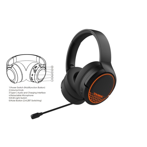 Casque gaming sans fil photo 2