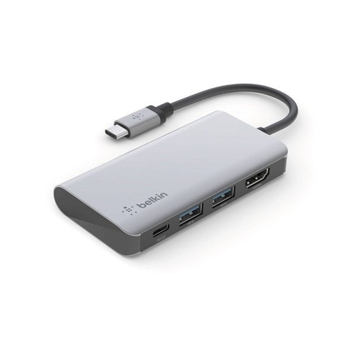 Adaptateur BELKIN 4 en 1 - 1 port HDMI - 1 port USB-C - 2 ports USB-A photo 1