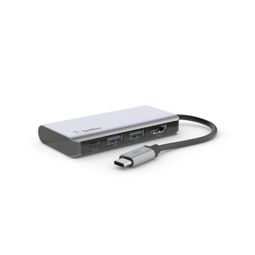 Adaptateur BELKIN 4 en 1 - 1 port HDMI - 1 port USB-C - 2 ports USB-A photo 2