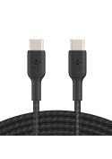 Câble tressé USB-C vers USB-C - Noir photo 1