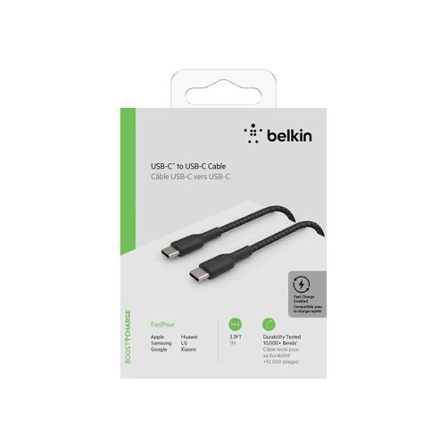 Câble tressé USB-C vers USB-C - Noir photo 3