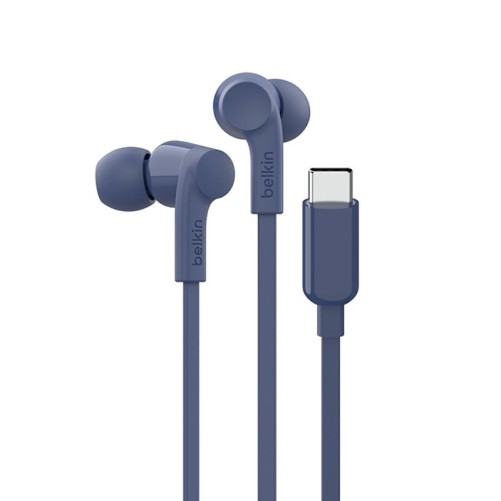 Ecouteurs filaires Belkin SoundForm - bleus photo 1
